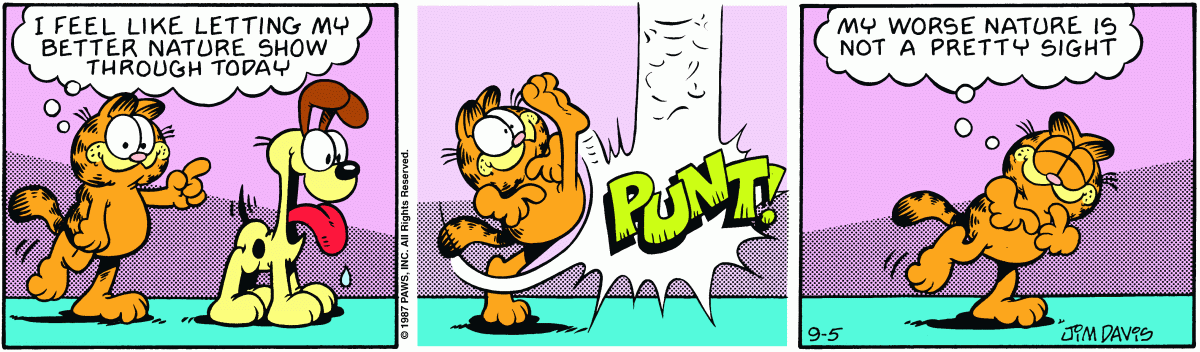 Garfield, September 5, 1987