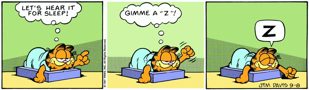 Garfield, September 8, 1987
