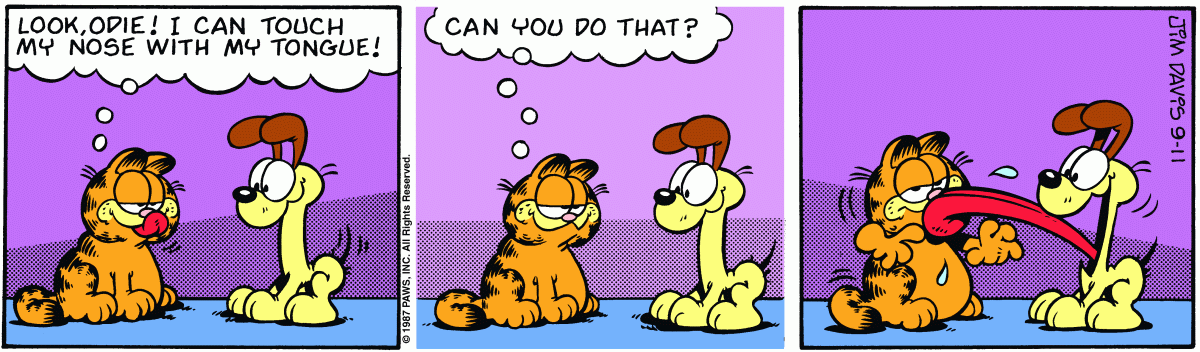 Garfield, September 11, 1987