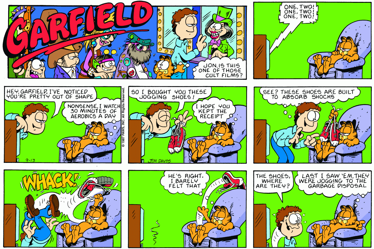 Garfield, September 13, 1987