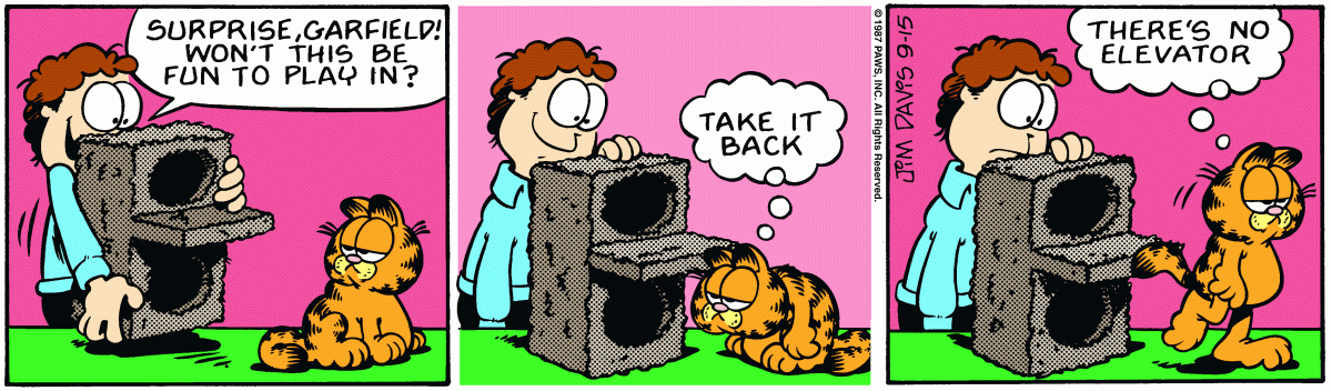 Garfield, September 15, 1987