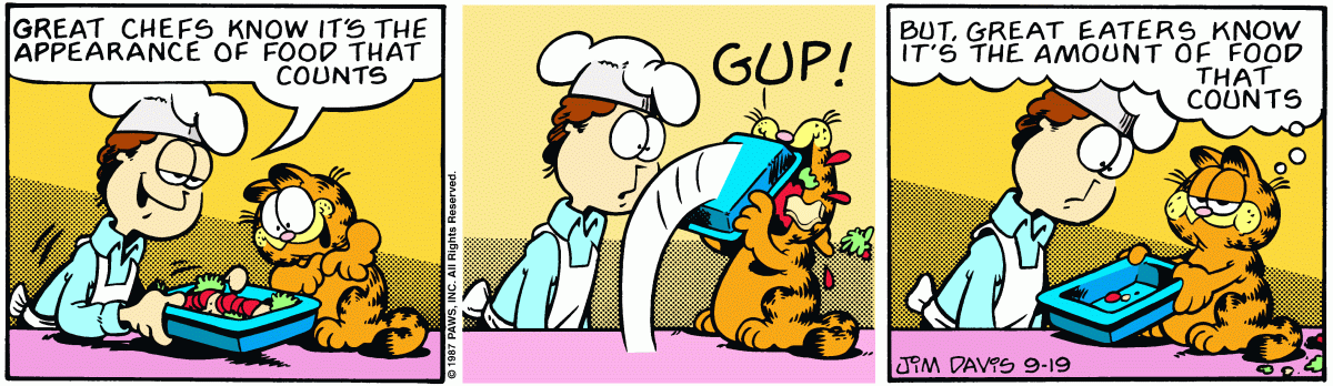Garfield, September 19, 1987