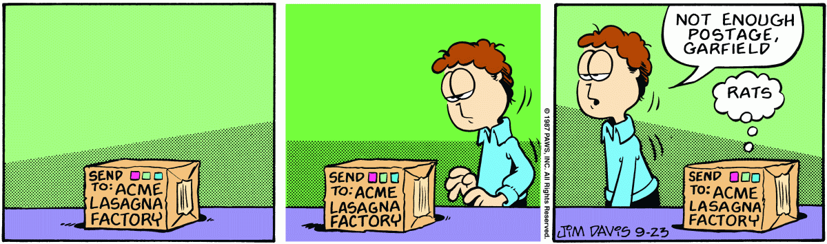 Garfield, September 23, 1987