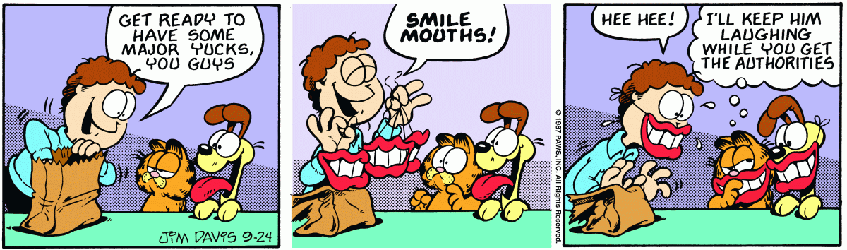 Garfield, September 24, 1987