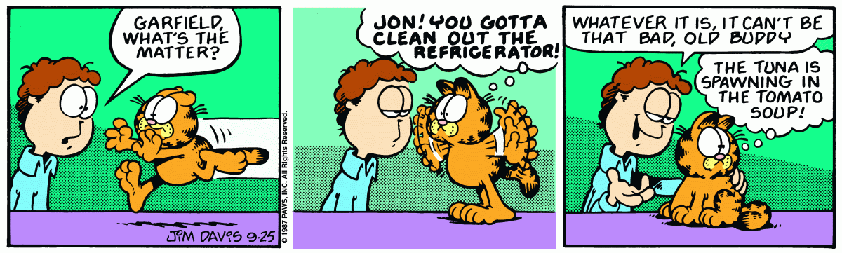 Garfield, September 25, 1987