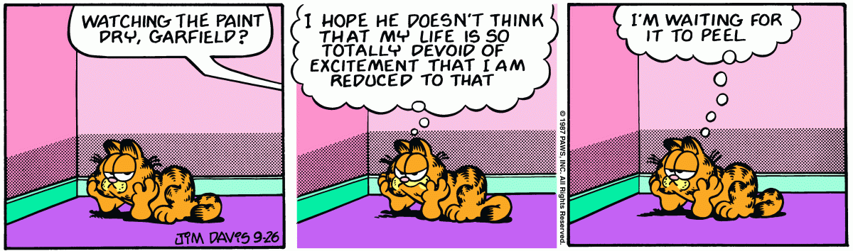 Garfield, September 26, 1987
