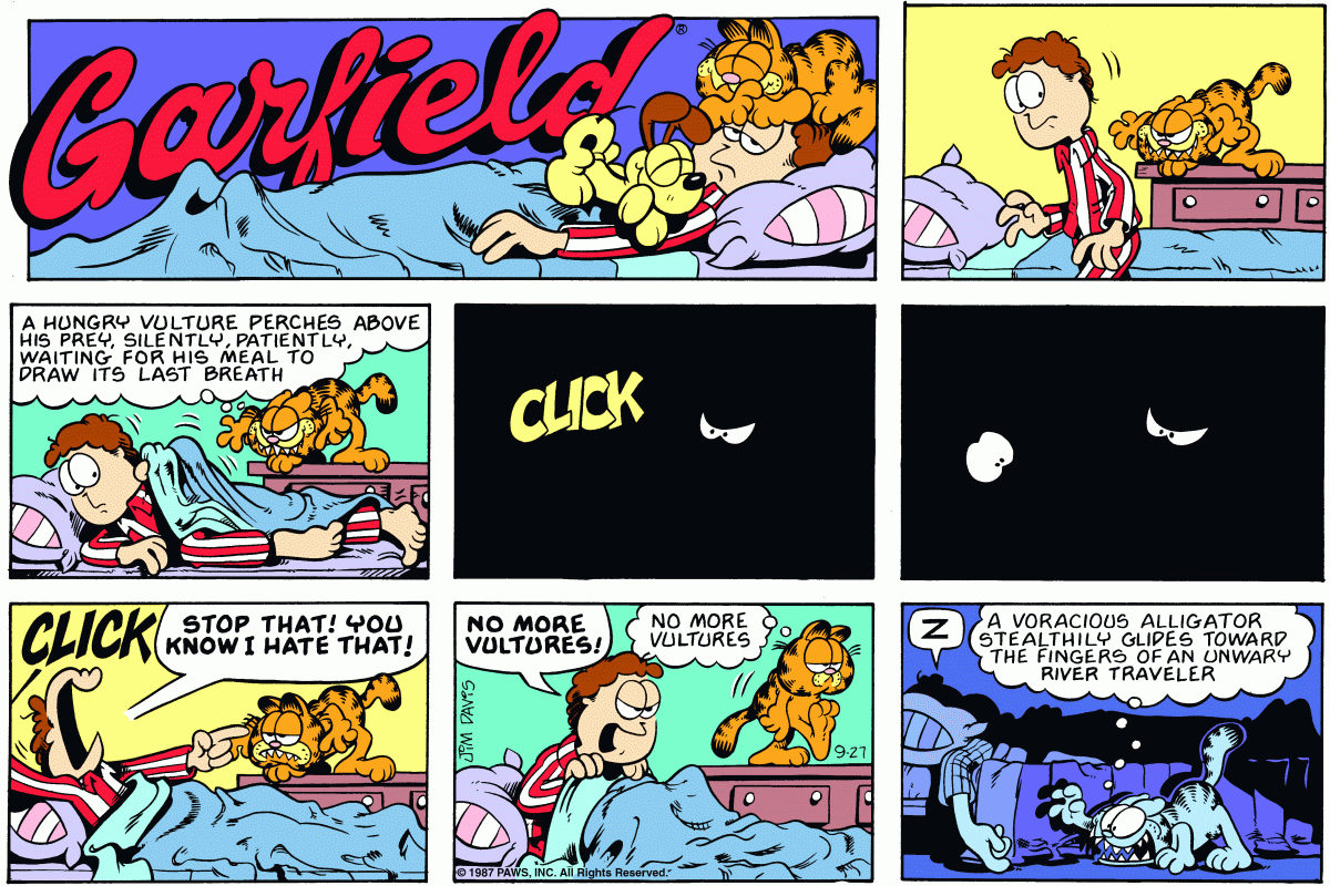 Garfield, September 27, 1987
