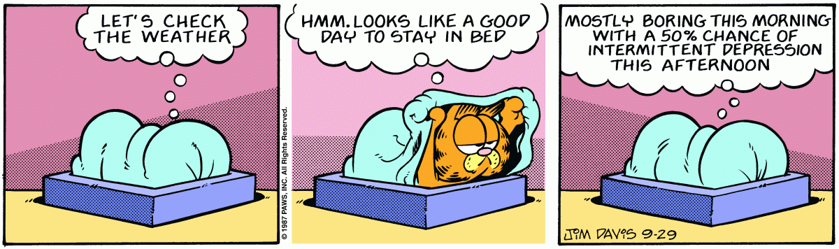 Garfield, September 29, 1987