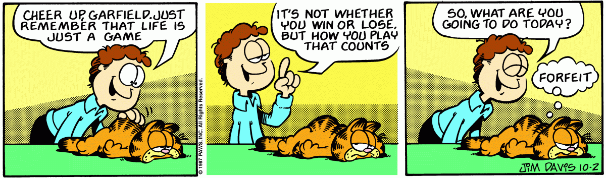 Garfield, October 2, 1987