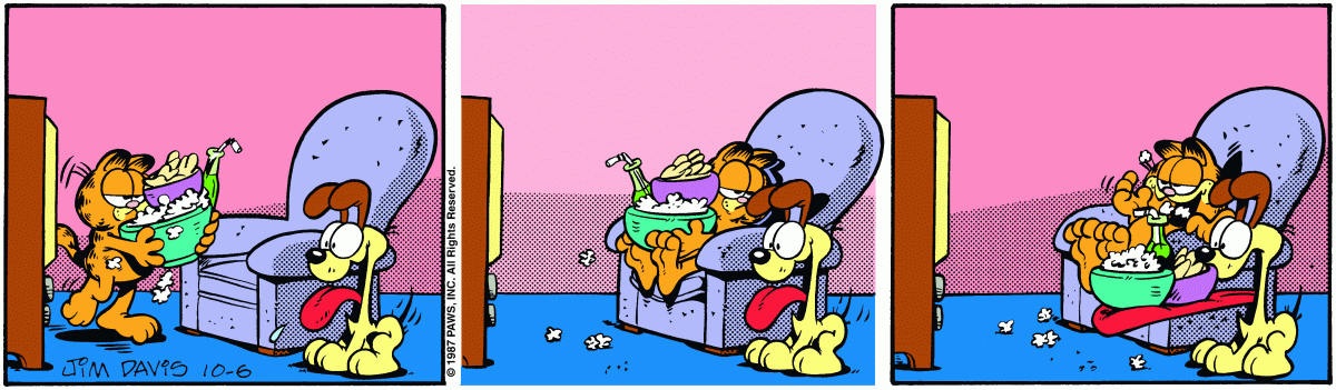 Garfield, October 6, 1987
