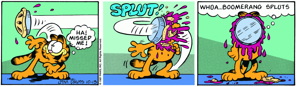 Garfield comic strip for Tuesday, October 13, 1987