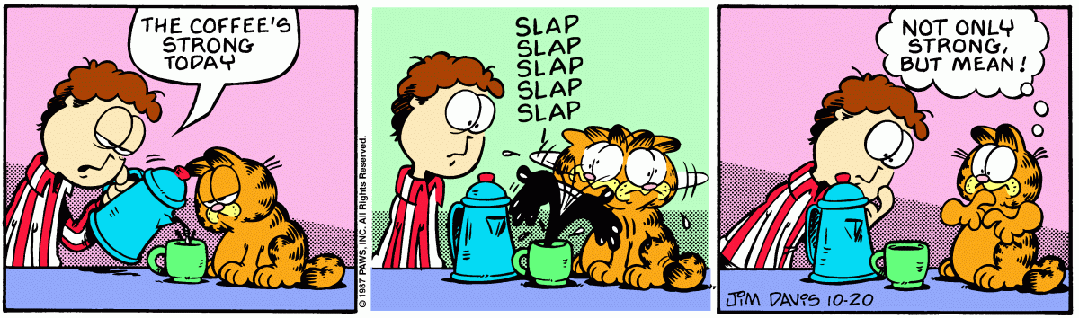 Garfield, October 20, 1987