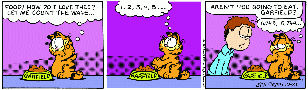 Garfield, October 21, 1987