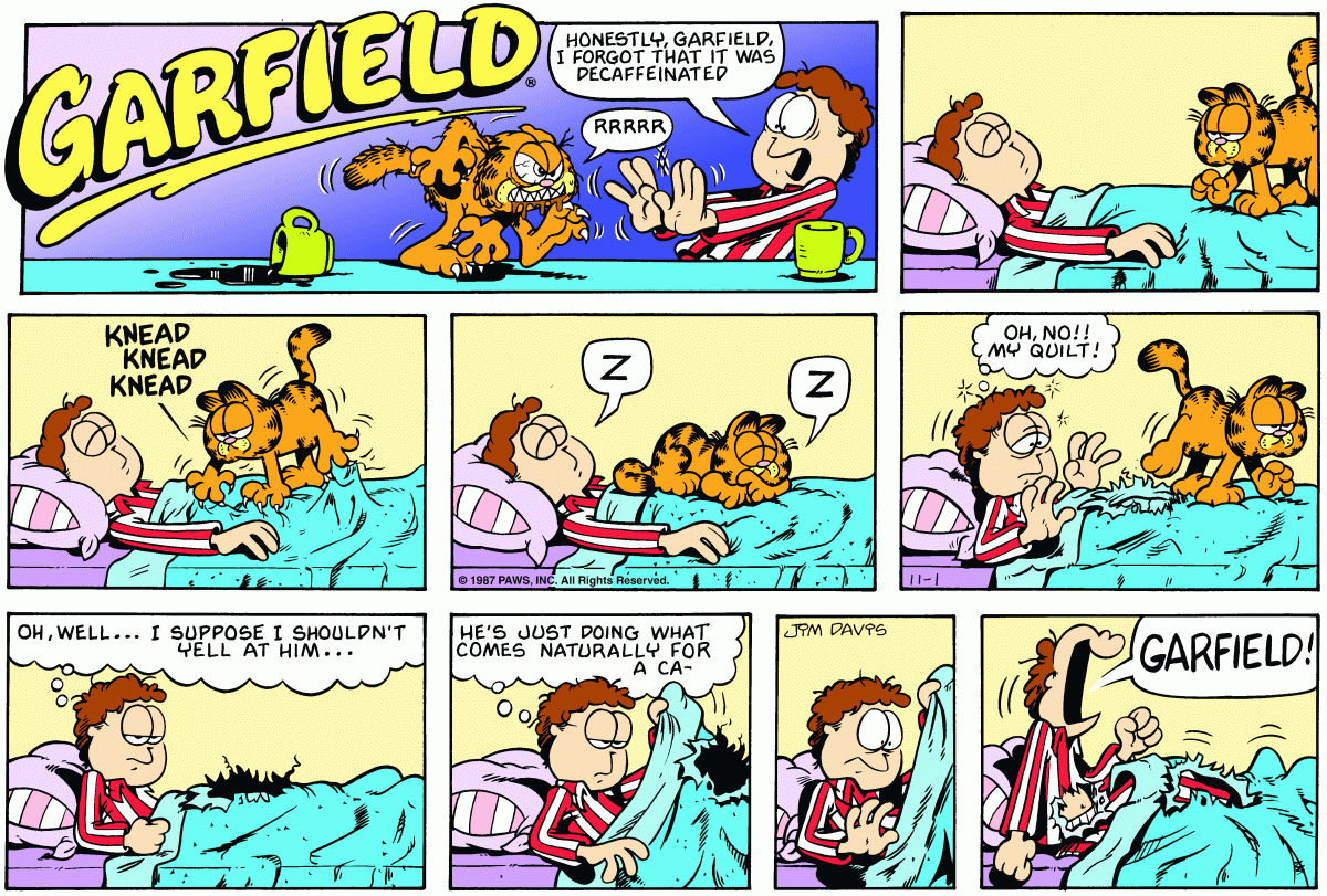 Garfield, November 1, 1987