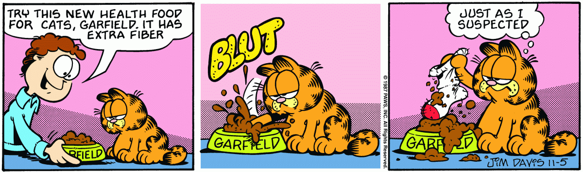 Garfield, November 5, 1987
