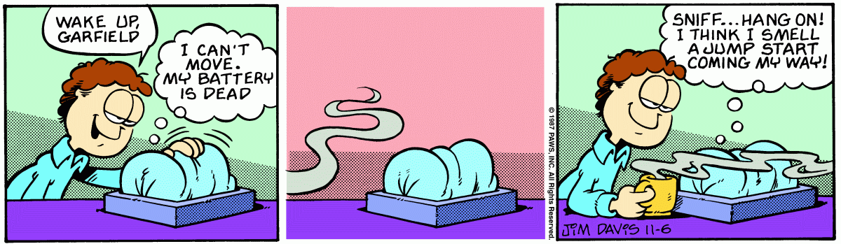 Garfield, November 6, 1987