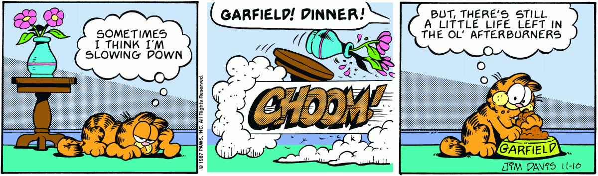 Garfield, November 10, 1987