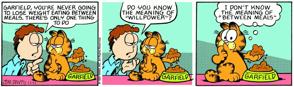 Garfield, November 11, 1987