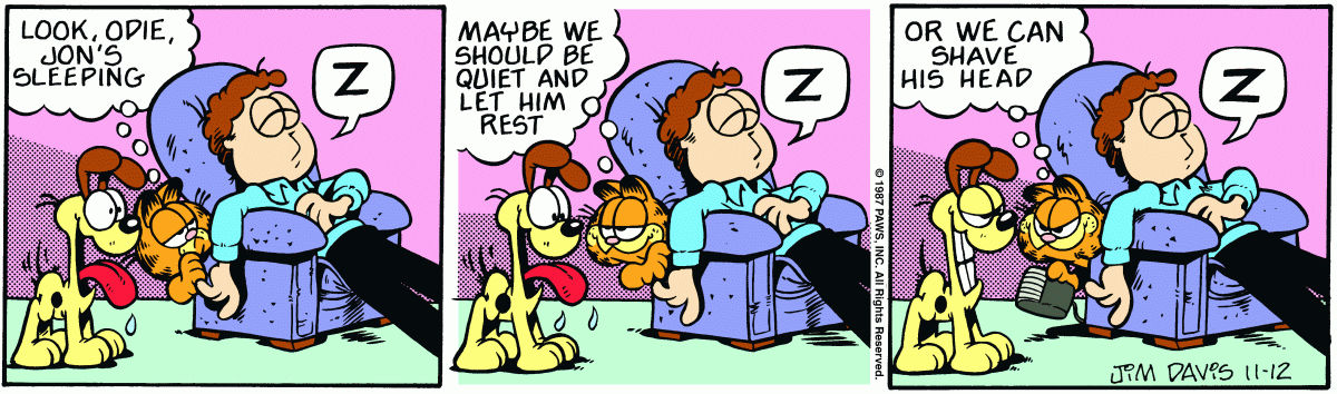 Garfield, November 12, 1987