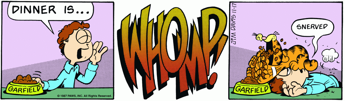 Garfield, November 17, 1987