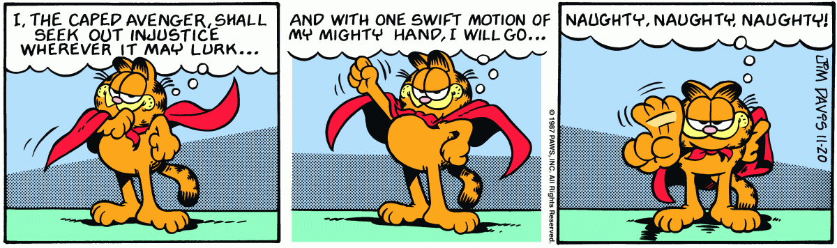 Garfield, November 20, 1987