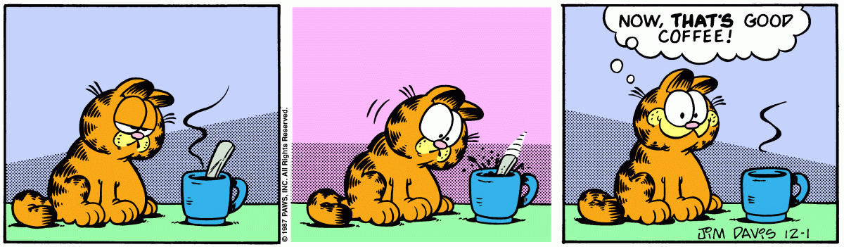 Garfield, December 1, 1987