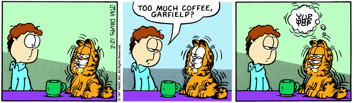 Garfield, December 2, 1987