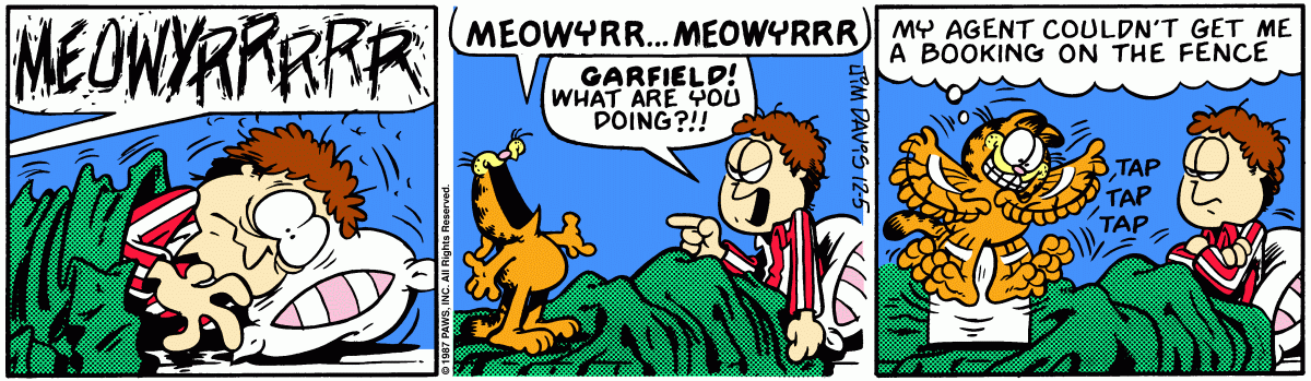 Garfield, December 5, 1987