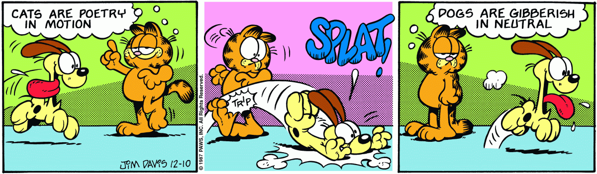 Garfield, December 10, 1987