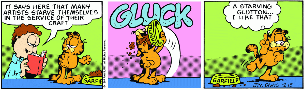 Garfield, December 15, 1987