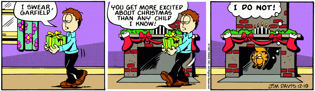 Garfield, December 19, 1987