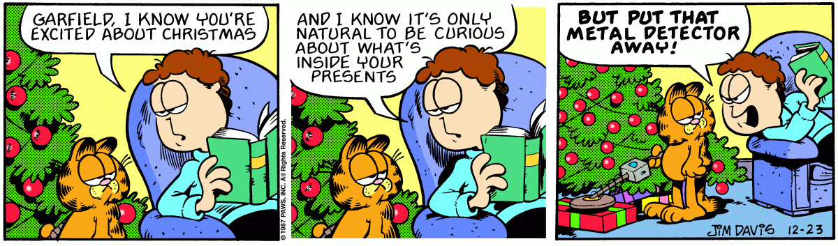 Garfield, December 23, 1987