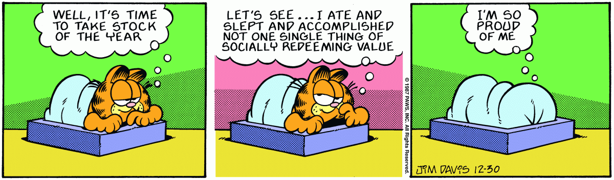 Garfield, December 30, 1987