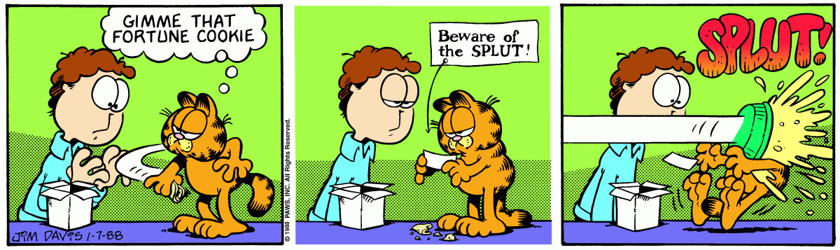Garfield, January 7, 1988