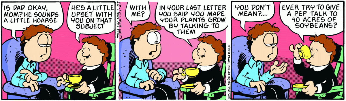 Garfield, January 27, 1988