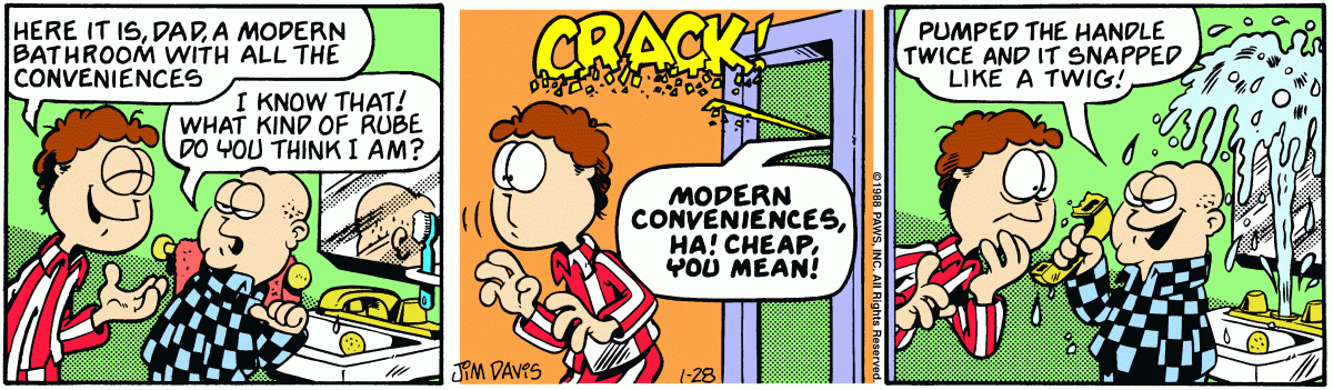 Garfield, January 28, 1988