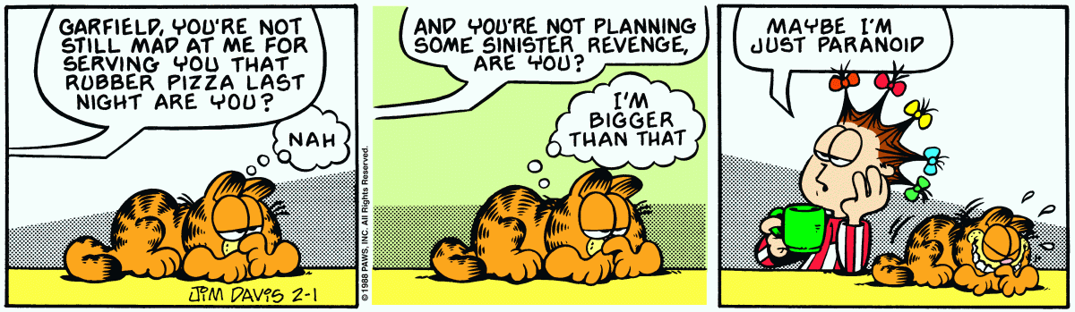 Garfield, February 1, 1988
