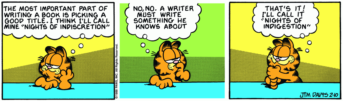 Garfield, February 10, 1988