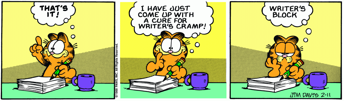 Garfield, February 11, 1988