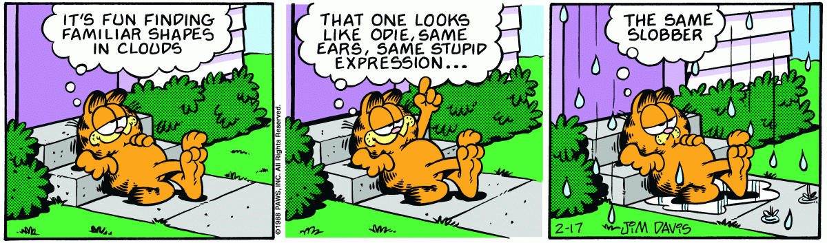 Garfield, February 17, 1988