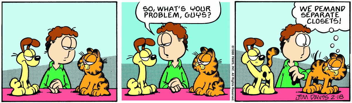 Garfield, February 18, 1988