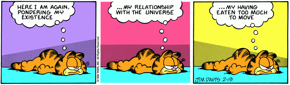 Garfield, February 19, 1988