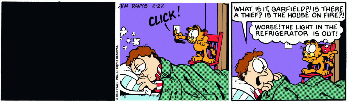 Garfield, February 22, 1988