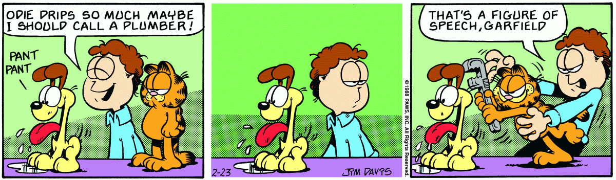 Garfield, February 23, 1988