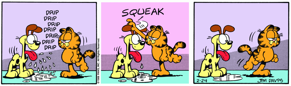 Garfield, February 24, 1988