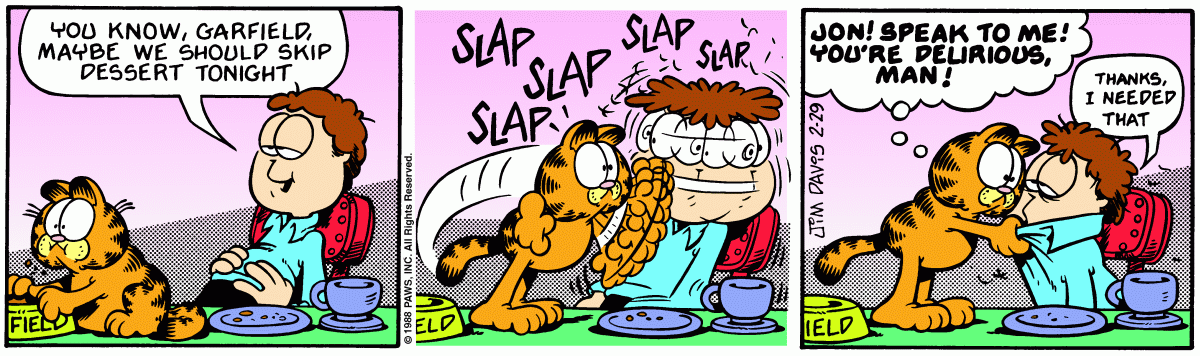 Garfield, February 29, 1988