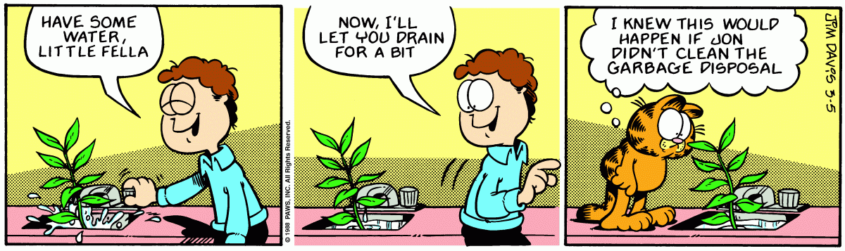 Garfield, March 5, 1988