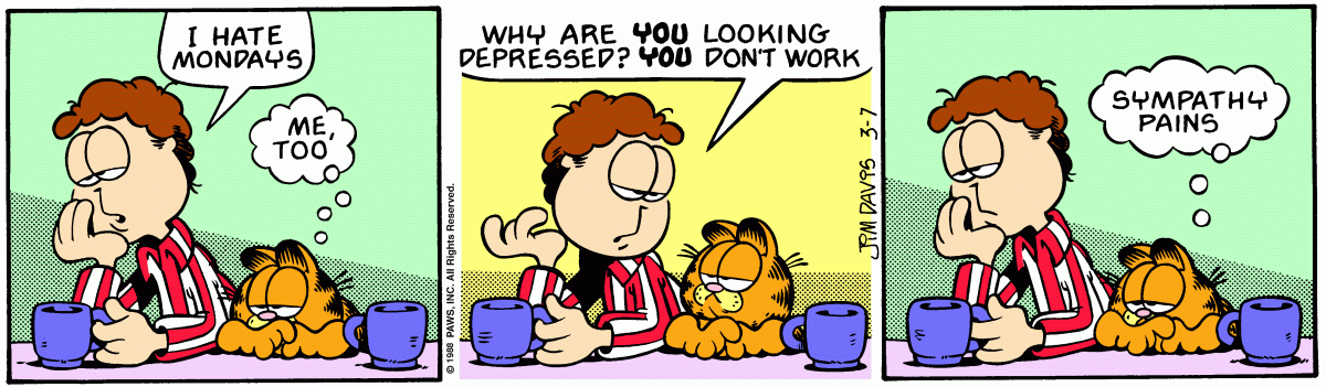 Garfield, March 7, 1988