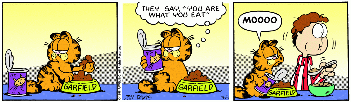 Garfield, March 8, 1988