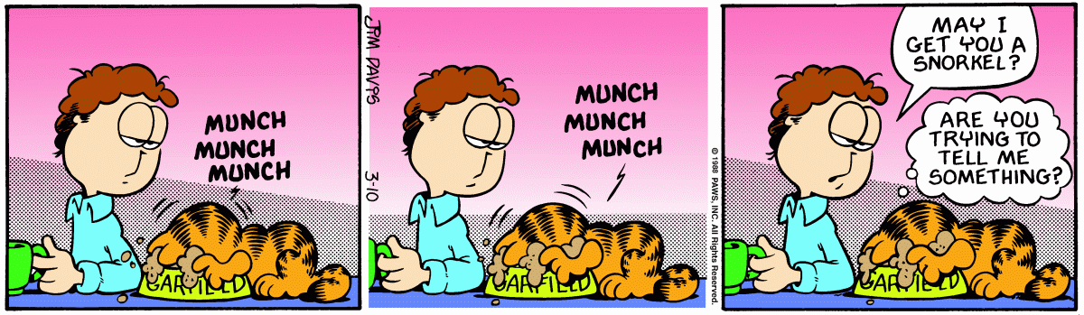 Garfield, March 10, 1988